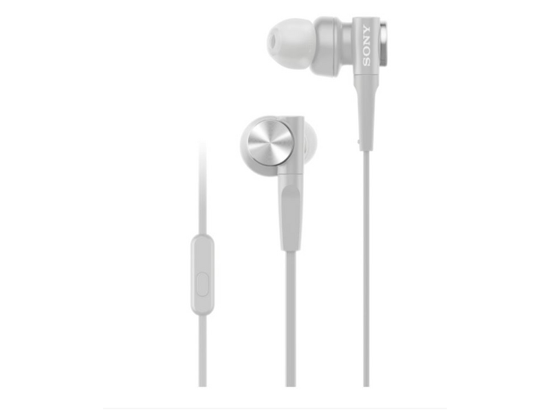 Sony Extra Bass MDR-XB55AP Fülhallgató, fehér (MDRXB55APW.CE7)
