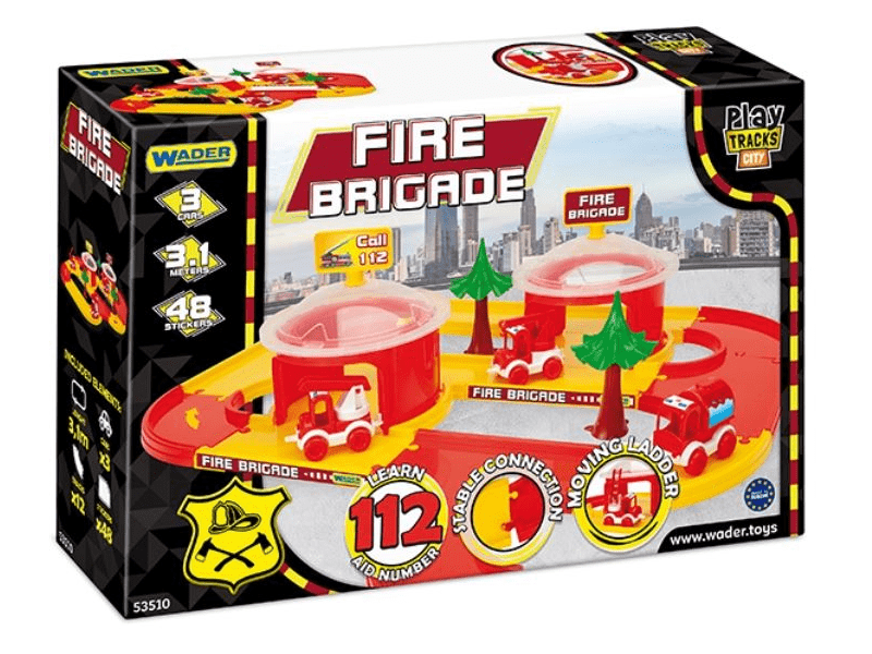 Wader Play Tracks Tűzoltóság járművekkel (53510)