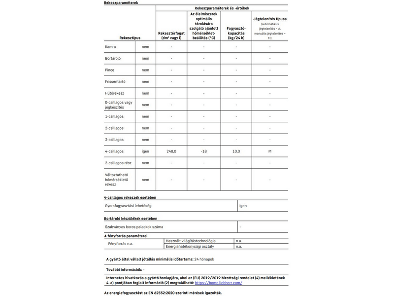 Liebherr CFd 2085 Plus Fagyasztóláda