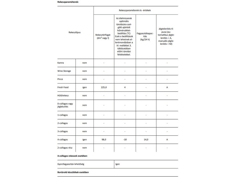 Whirlpool W9 821D OX H 2 Alulfagyasztós kombinált hűtőszekrény
