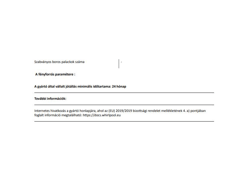 Whirlpool WHE31352 FO 2 Fagyasztóláda