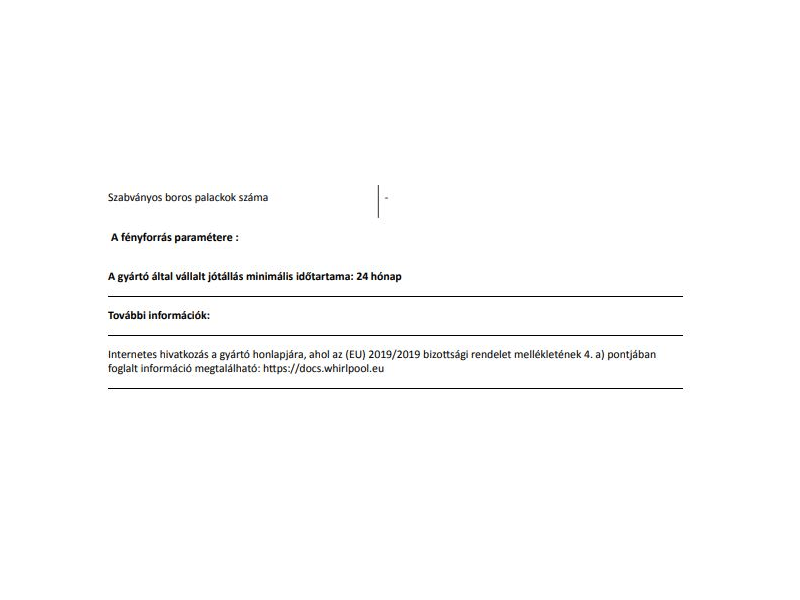 Whirlpool WHM22113 3 Zamrzivač