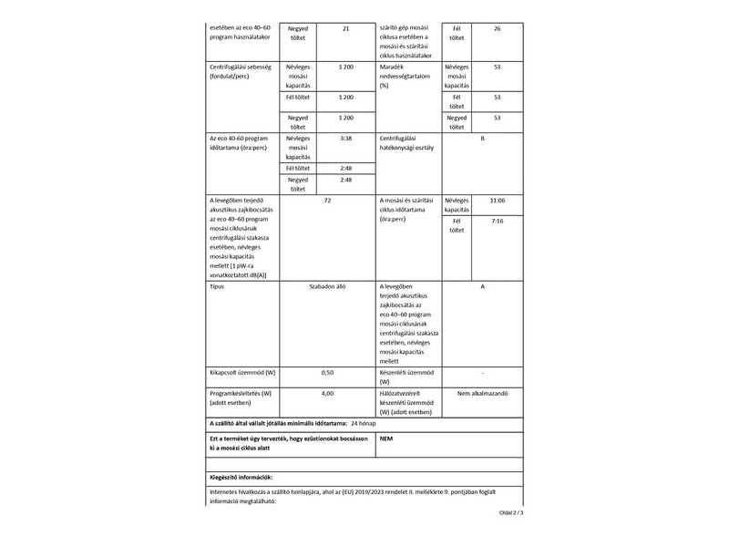 Samsung WD8NK52E0ZW/LE Mosó- és szárítógép