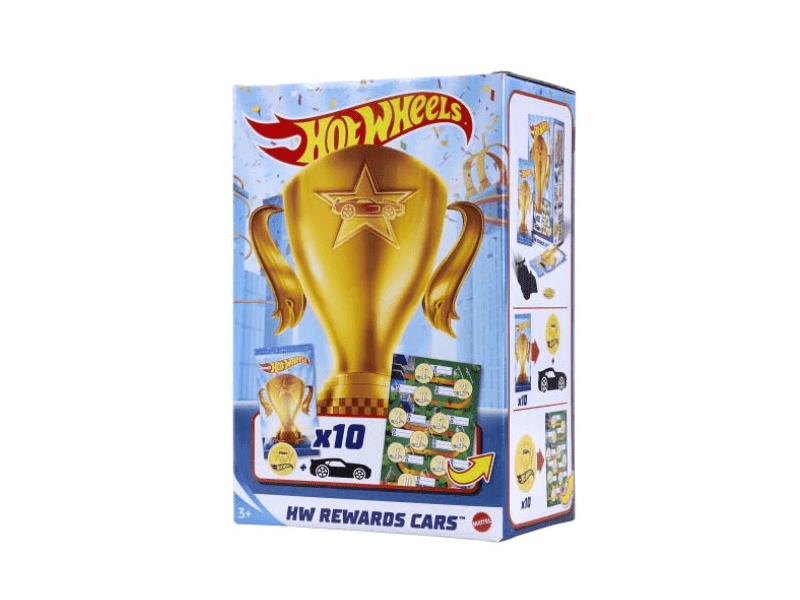 Hot Wheels Meglepetés autó, 10db - Rewards cars (MAT GWN97)