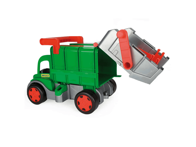 Wader Farmer Óriás kukásautó, 65 cm, zöld (67015)