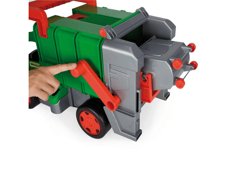 Wader Farmer Óriás kukásautó, 65 cm, zöld (67015)