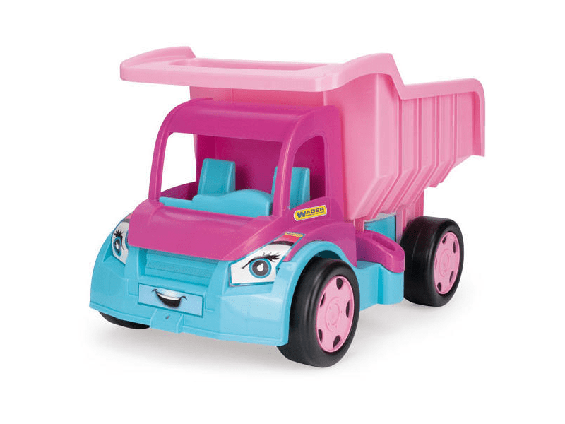 Wader Óriás rózsaszín dömper, 55 cm (65006)