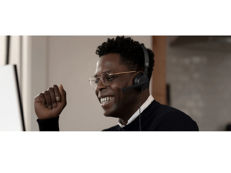 Microsoft Modern USB-C Headset, Fekete ( I6N-00006 )