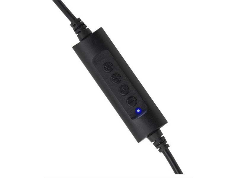 Marwus GH930 Vezetékes Gamer fejhallgató mikrofonnal USB , Fekete