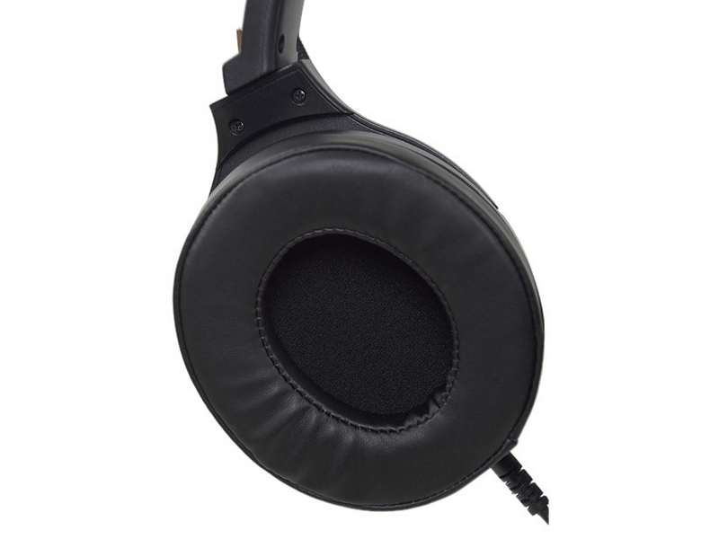 Marwus GH930 Vezetékes Gamer fejhallgató mikrofonnal USB , Fekete