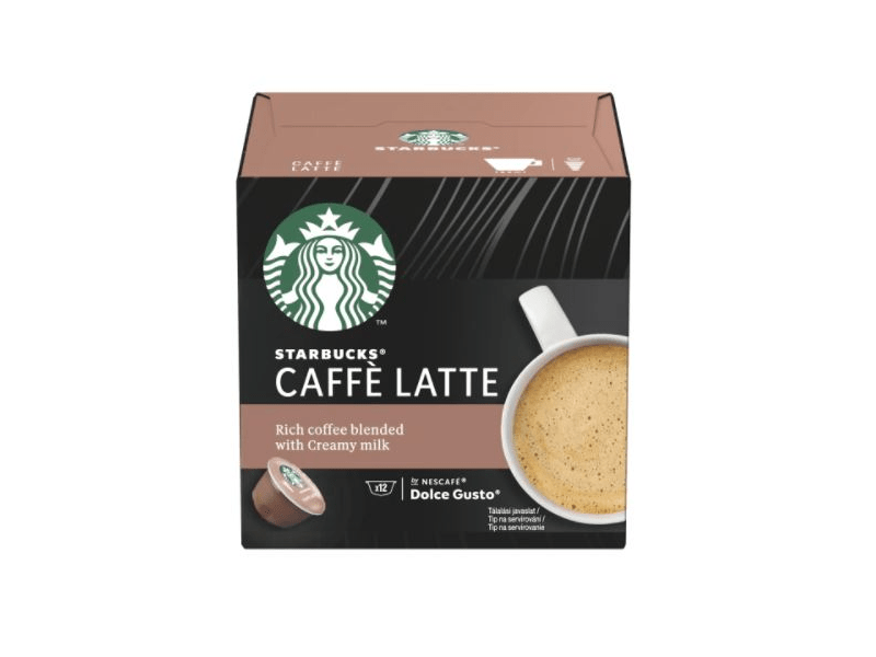 Starbucks by Nescafé Dolce Gusto Cafe Latte Kávékapszula, 12 db