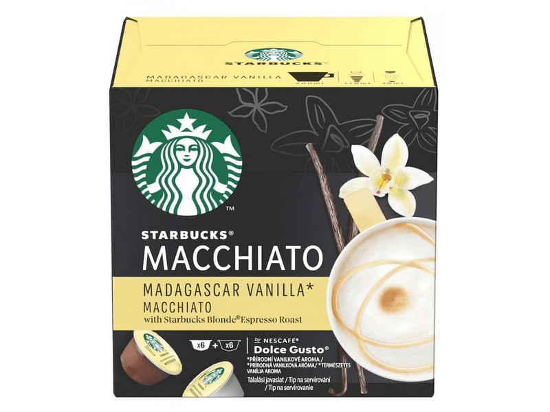Starbucks by Nescafé Dolce Gusto Madagascar Vanilla Macchiato Kávékapszula, 12 db