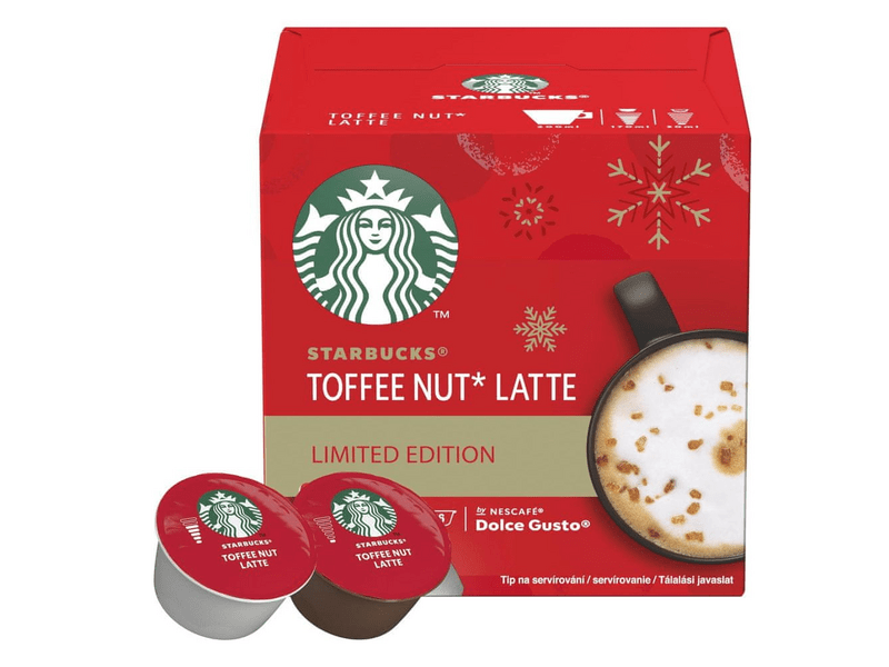 Starbucks by Nescafé Dolce Gusto Toffee Nut Latte Limitált kiadású Kávékapszula, 12 db