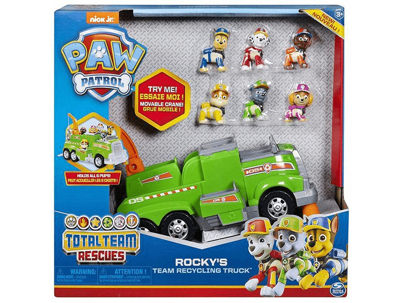 Spin Master Mancs Őrjárat: Közepes jármű kutyusokkal - Rocky (6052962)