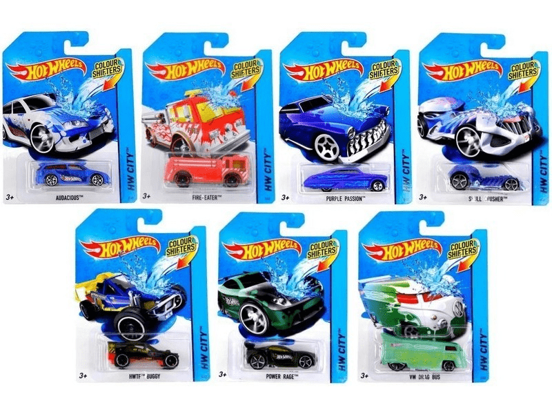 Hot Wheels Color Shifters Színváltós fém játékautók (BHR15)