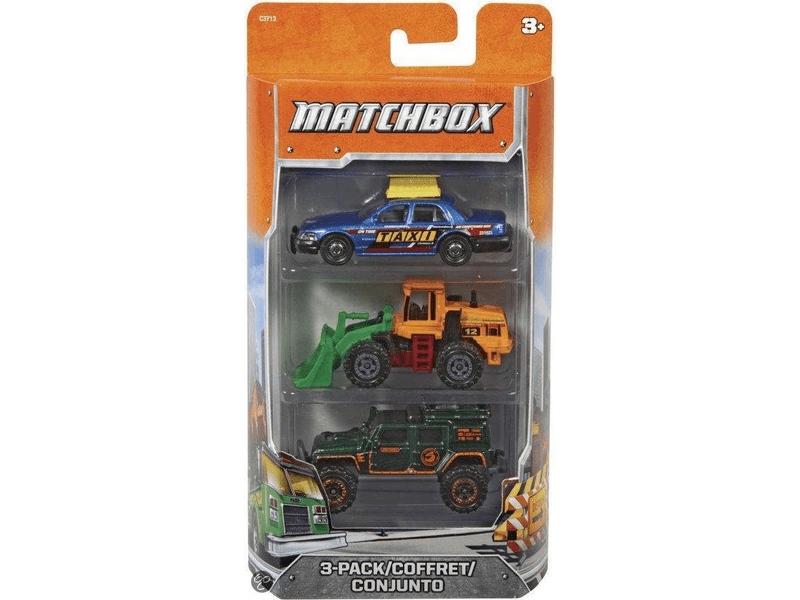 Matchbox 3 db-os kisautó szett - többféle (C3713)