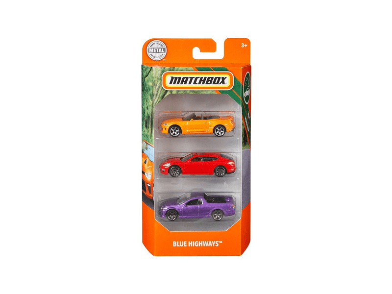 Matchbox 3 db-os kisautó szett - többféle (C3713)