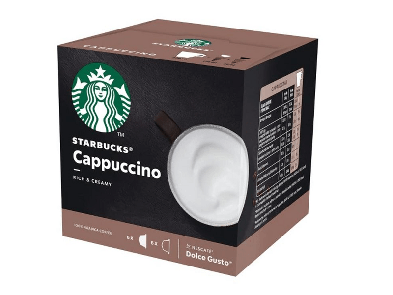 Starbucks® Nescafé® Dolce Gusto® Cappuccino Kávékapszula, 12 db/ 6 csésze