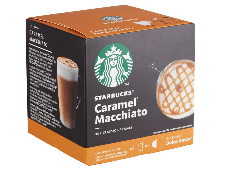 Starbucks® Nescafé® Dolce Gusto® Caramel Macchiato Kávékapszula, 12 db/ 6 csésze