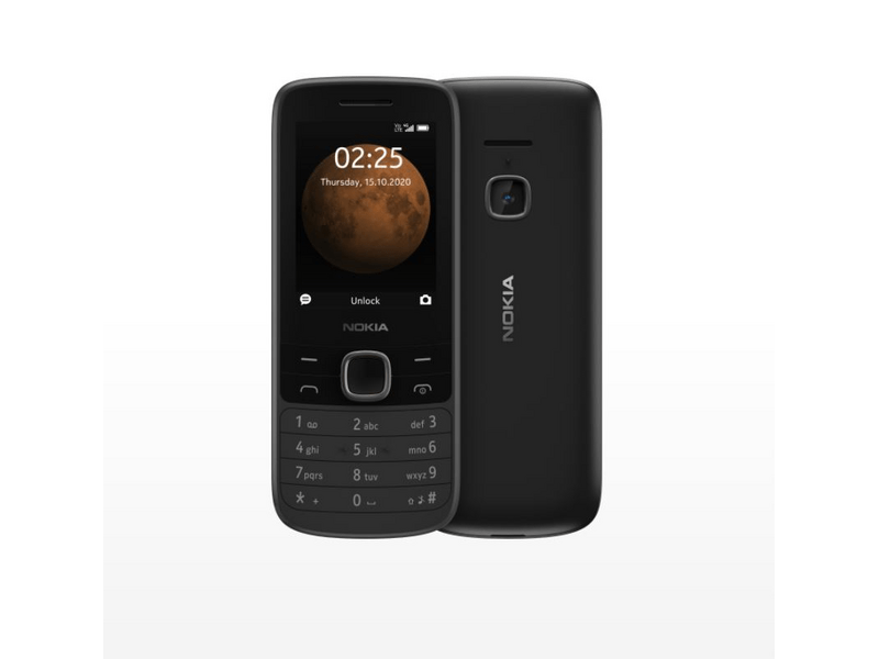 Nokia 225 4G DualSim Mobiltelefon Telekom kártyával, sötétszürke