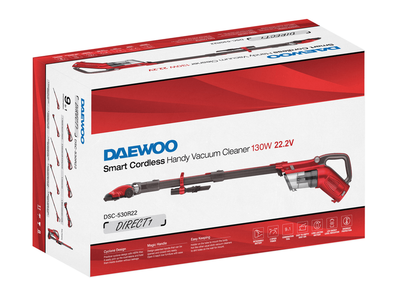 Daewoo DSC-530R22 Akkumulátoros álló porszívó