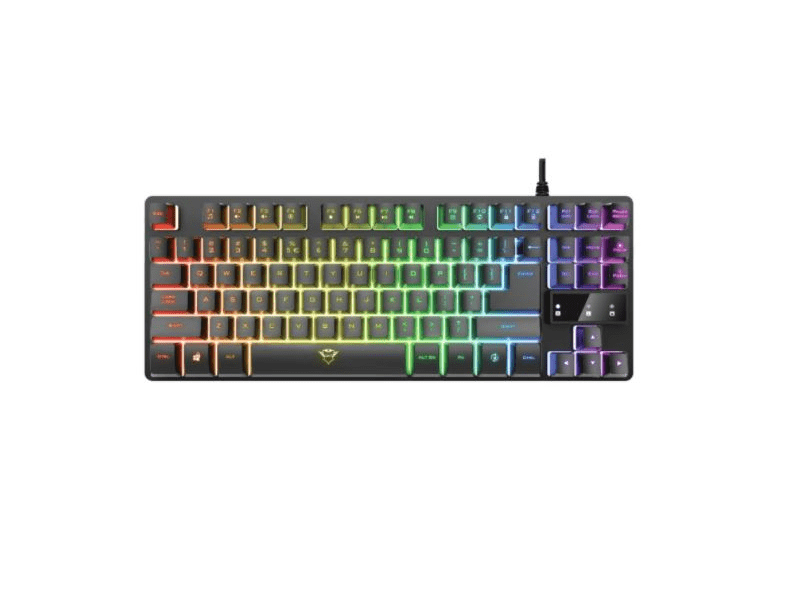 TRUST 24292 GXT 833 Thado TKL háttérvilágítású gaming billentyűzet