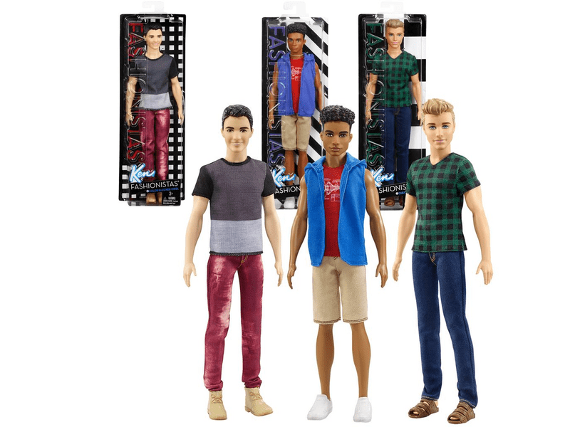 Mattel Barbie Ken Fashionista barátok babák (DWK44)