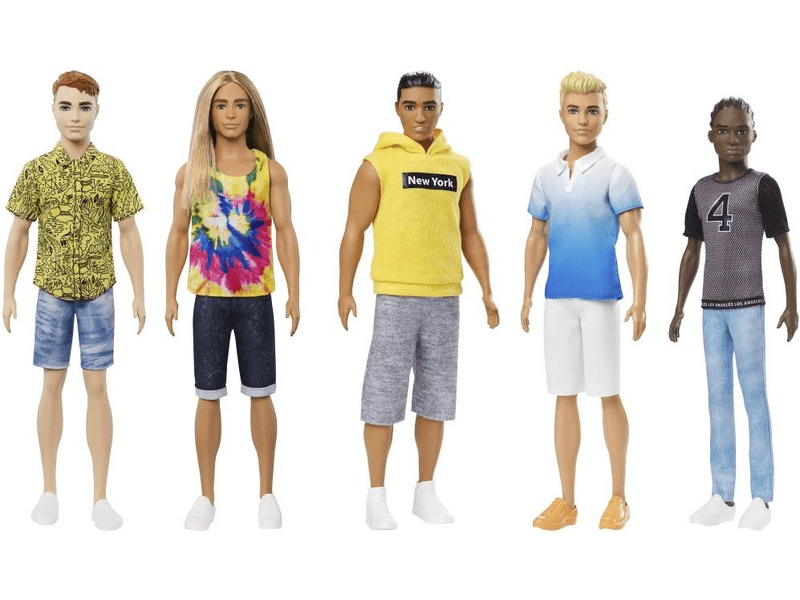 Mattel Barbie Ken Fashionista barátok babák (DWK44)