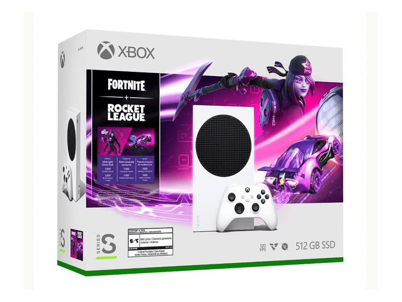 Microsoft Xbox Series S 512GB Játékkonzol XSS Fortnite & Rocket League bundle