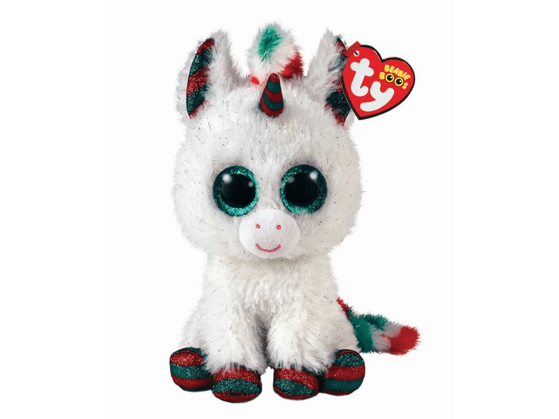 TY Beanie BOOS Snowfall unikornis plüssfigura, 15 cm (36238)