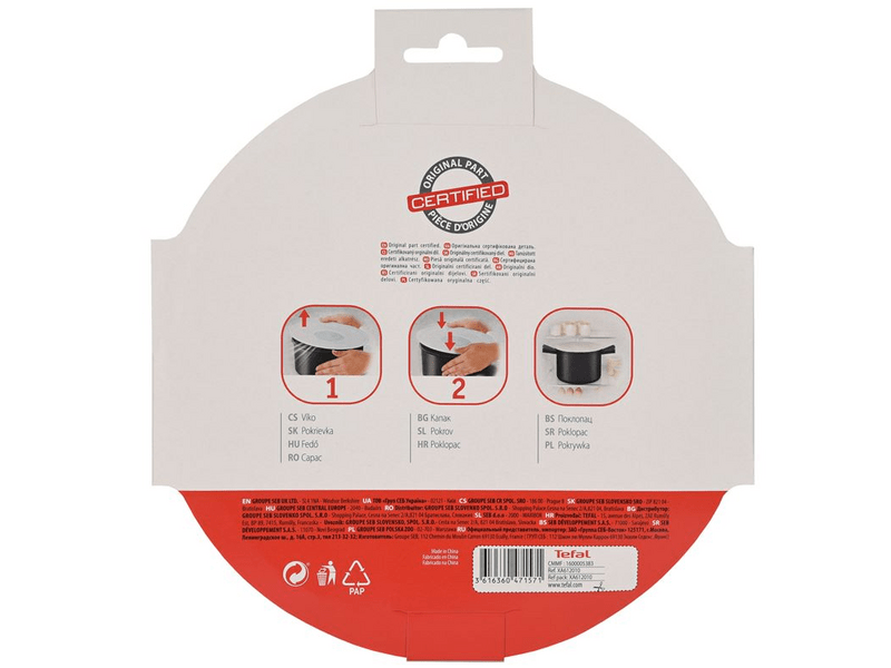 Tefal XA612010 Tárolófedél Cook4me edényhez