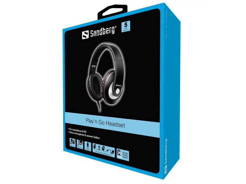 Sandberg 125-86 Play'n Go Headset Fejhallgató