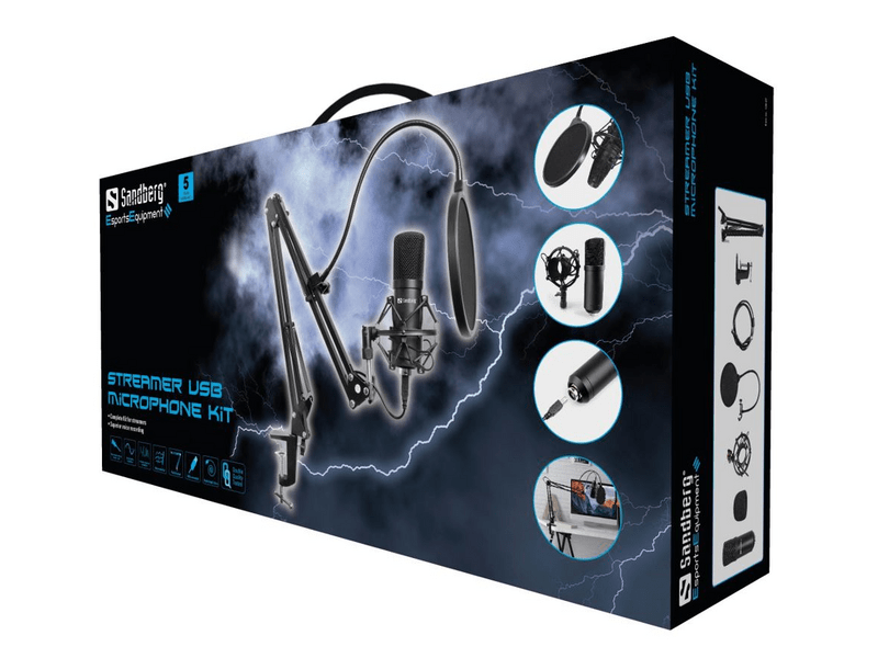 Sandberg 126-07 Streamer USB Mikrofonkészlet