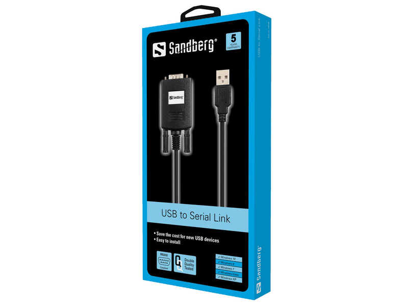 Sandberg USB - Serial Link Átalakító (133-08)