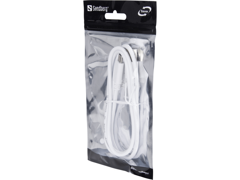 Sandberg Saver 336-15 USB-C > USB-A 2.0 kábel, 1m