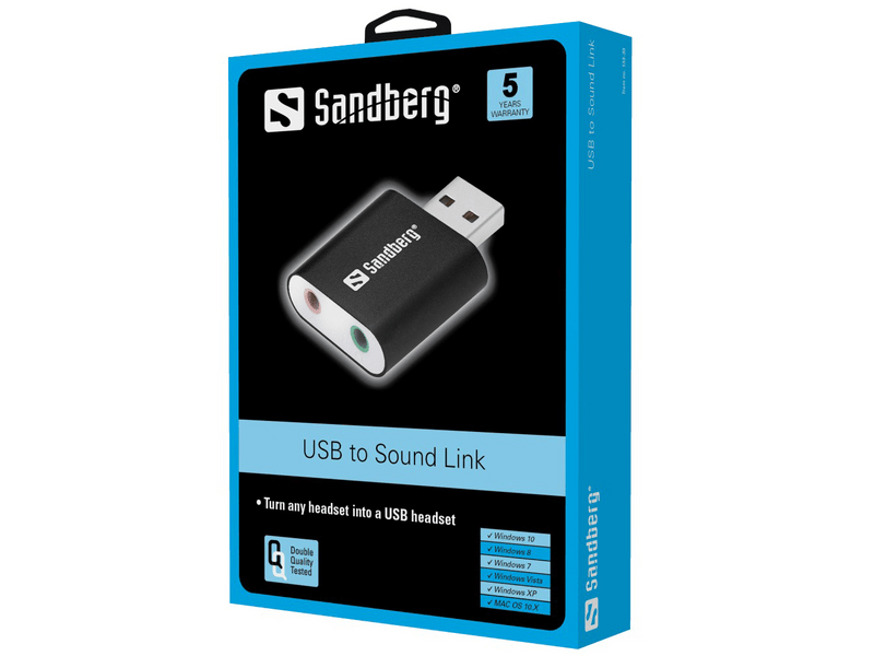 Sandberg USB - Sound Link Átalakító (133-33)