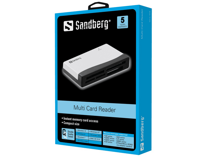 Sandberg Multi Card Reader Kártyaolvasó (133-46)