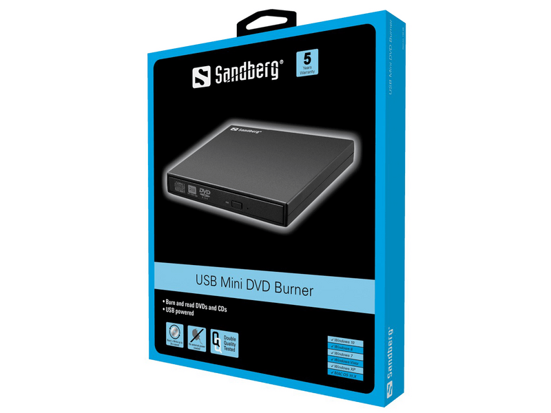 Sandberg USB Mini DVD író (133-66)