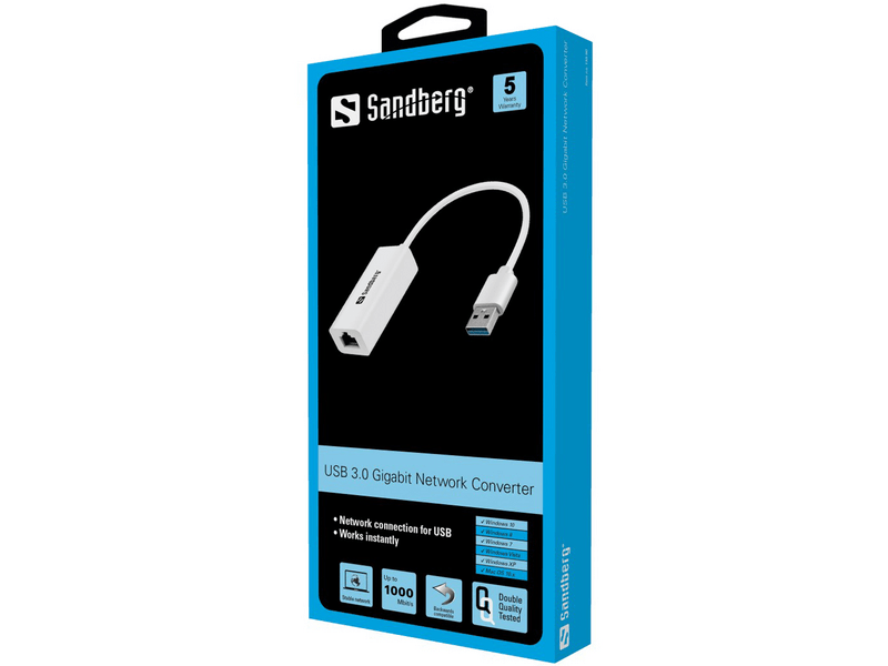Sandberg USB 3.0 Gigabit Hálózati adapter (133-90)