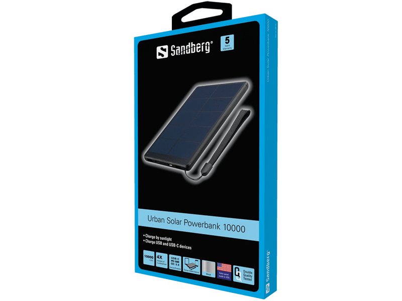 Sandberg 420-54 Urban Solar 10000 mAh Powerbank