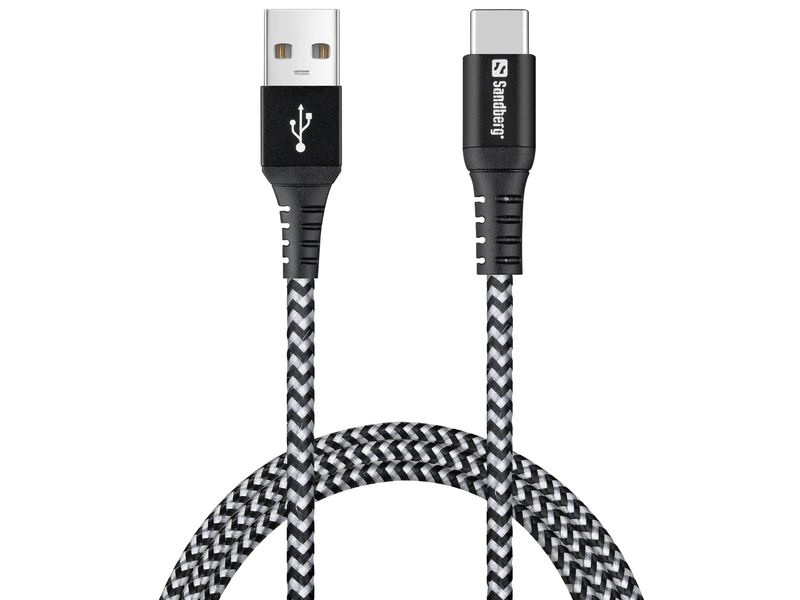 Sandberg 441-36 Survivor USB-C – USB-A kábel, 1 m