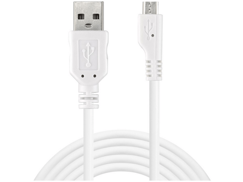 Sandberg 440-72 Töltő- és adatkábel, micro-USB - USB, 3 m