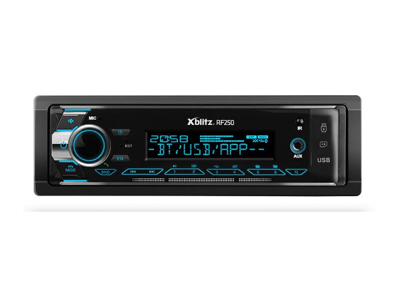 Xblitz RF250 autós Hi-Fi fejegység, színváltós