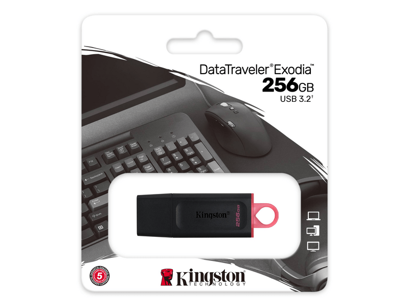Kingston DataTraveler Exodia USB Flash Drive, 256 GB