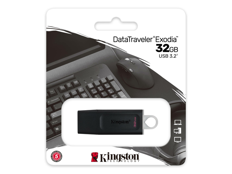 Kingston DataTraveler Exodia USB Flash meghajtó, 32 GB