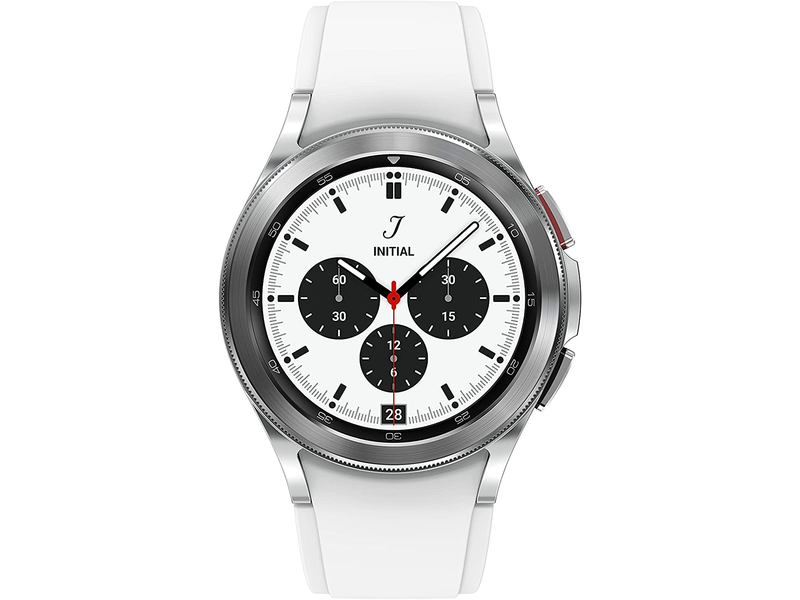 Samsung Galaxy Watch4 Classic eSIM 42 mm Okosóra, ezüst (SM-R885FZSAEUE)