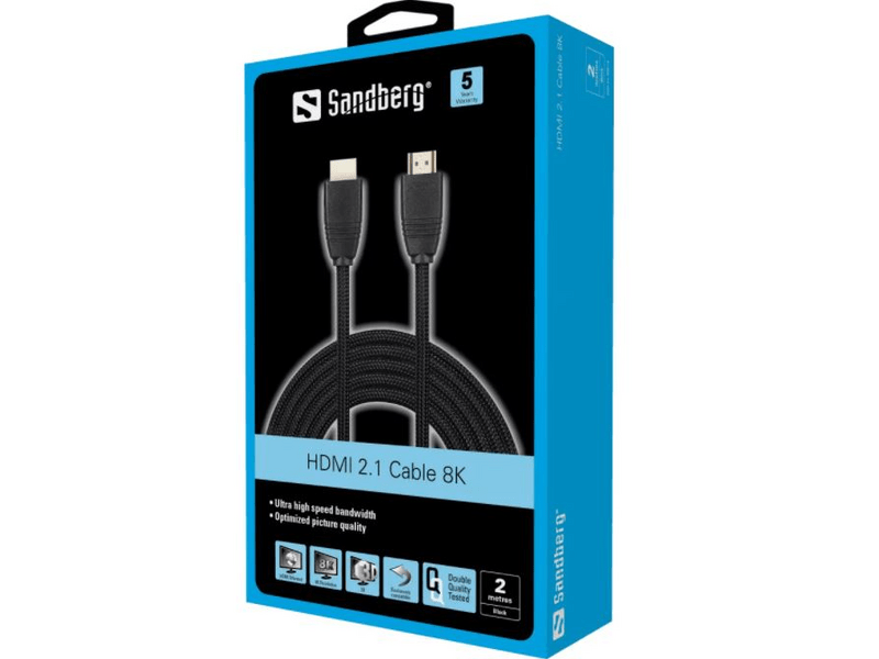 Sandberg HDMI 2.1 kábel 8K, 2m (509-14)