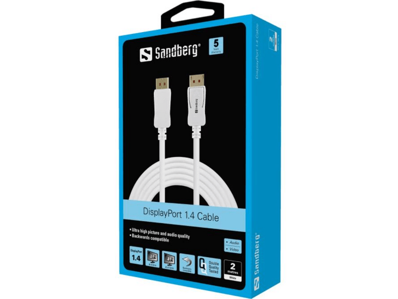 Sandberg display kábel 2m (509-15)