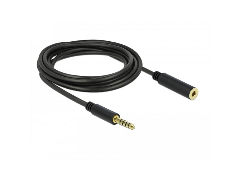 Delock 85798 5 tűs 4,4 mm sztereó jack hosszabbító kábel, 3 m