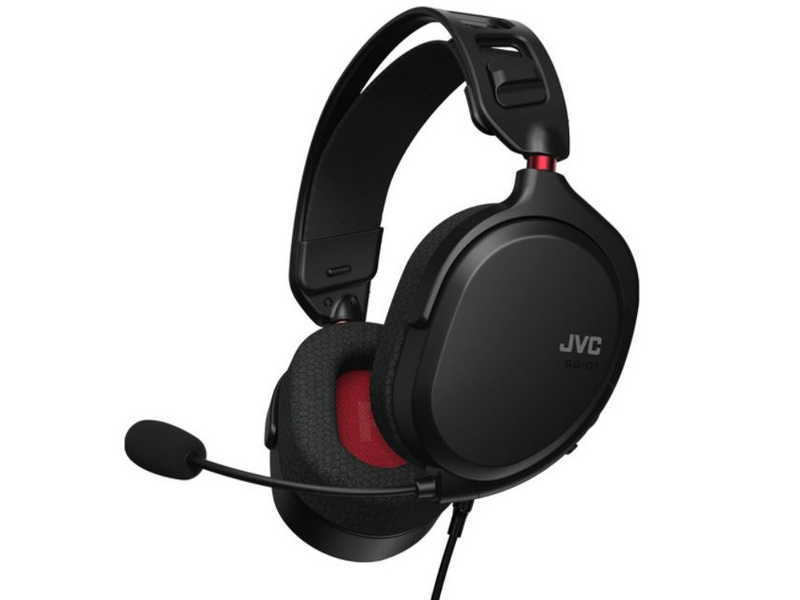JVC GG-01BQ Ultrakönnyű Gamer fejhallgató, fekete